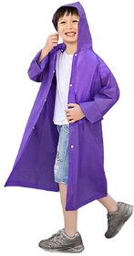 Full Sleeve With Hooded PPlain Raincoat-(Pack of 01) dark blue