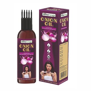                       Herbal Canada Onion Oil (50ml) Pack Of 2                                              