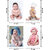 Craft Qila Cute Smiling Baby Combo Posters | HD Baby Wall Poster for Room Decor (12 x 18-inch, Multicolour)- Set of 4