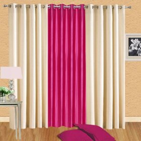 Styletex Polyester Window Curtain Multicolor Pack of 3 Pcs