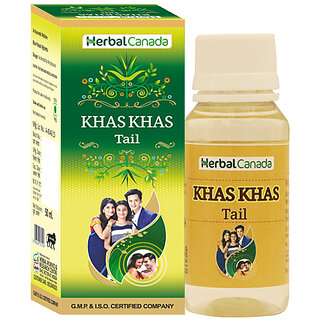                       Herbal Canada Khas Khas Oil (50ml) Pack Of 2                                              
