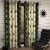 Styletex Polyester Door Curtain Green Pack of 2 Pcs