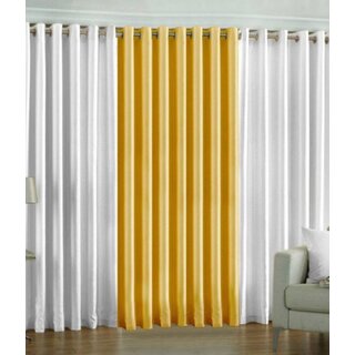                       Styletex Polyester Window Curtain Multicolor Pack of 3 Pcs                                              
