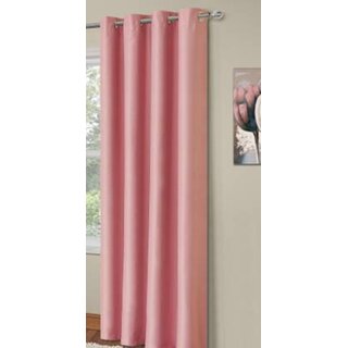                       Styletex Polyester Door Curtain Pink (Single Piece)  Pack of 1                                              