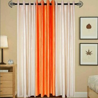                       Styletex Polyester Door Curtain Multicolor Pack of 3 Pcs                                              