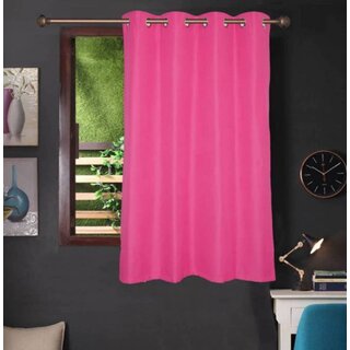                       Styletex Polyester Window Curtain Pink (Single Piece)  Pack of 1                                              