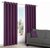 Styletex Polyester Long Door Curtain Purple Pack of 2 Pcs