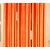 Styletex Polyester Long Door Curtain Orange Pack of 3 Pcs
