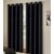 Styletex Polyester Door Curtain Black Pack of 2 Pcs
