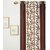 Styletex Polyester Window Curtain Brown (Single Piece)  Pack of 1