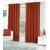 Styletex Polyester Window Curtain Maroon Pack of 2 Pcs