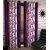 Styletex Polyester Door Curtain Purple Pack of 2 Pcs