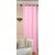 Styletex Polyester Long Door Curtain Pink (Single Piece)  Pack of 1