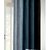 Styletex Polyester Window Curtain Black Pack of 4 Pcs