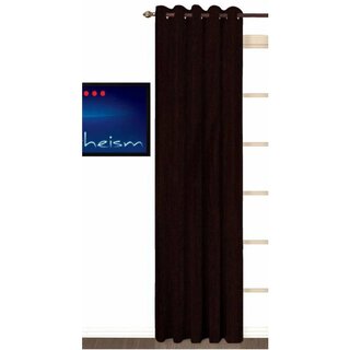                       Styletex Polyester Door Curtain Brown (Single Piece)  Pack of 1                                              