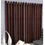 Styletex Polyester Door Curtain Brown Pack of 4 Pcs