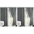 Styletex Polyester Window Curtain Grey Pack of 4 Pcs