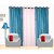 Styletex Polyester Long Door Curtain Multicolor Pack of 3 Pcs