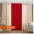 Styletex Polyester Long Door Curtain Multicolor Pack of 3 Pcs