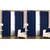 Styletex Polyester Door Curtain Blue Pack of 4 Pcs
