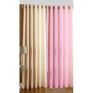                       Styletex Polyester Door Curtain Multicolor Pack of 2 Pcs                                              