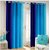 Styletex Polyester Window Curtain Blue Pack of 2 Pcs