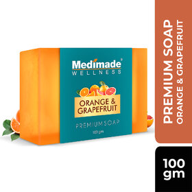 Medimade Orange & Grapefruit Premium Soap - 100 gm