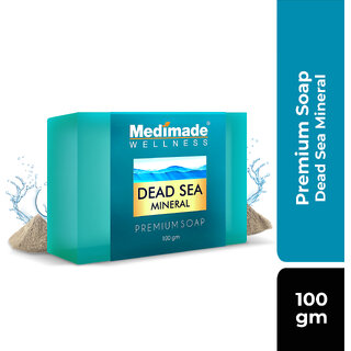                       Medimade Dead Sea Mineral Premium Soap - 100 gm                                              
