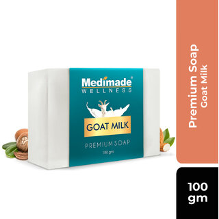                       Medimade Goat Milk  Premium Soap - 100 gm                                              