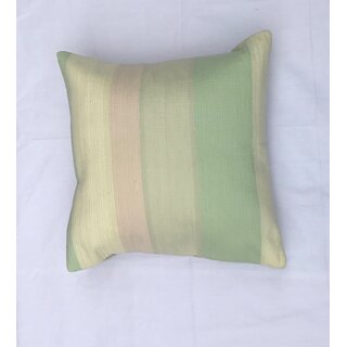                       Rohan Inc. Green Patch Embroidered Cushion Cover                                              