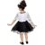 NFC FASHIONS Girls Midi/Knee Length Festive/Wedding Dress (Black, Fashion Sleeve)
