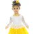 NFC FASHIONS Girls Midi/Knee Length Festive/Wedding Dress (Yellow, Fashion Sleeve)