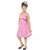 NFC FASHIONS Girls Below Knee Festive/Wedding Dress (Pink, Sleeveless)