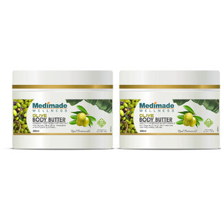                       Medimade Olive Body Butter - 200 ml X 2 ( Pack of 2 )                                              