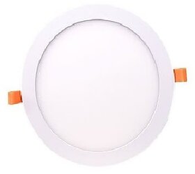 8 Watts Bright Round LED Panel Conceal Light - Round Shape (Color-Natural White) P-1
