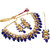 LUCKY JEWELLERY Back Meenakari 18k Gold Lucknow Dibbi Kundan, Uncut Faux Kundan, Combo Necklace set