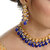 LUCKY JEWELLERY Back Meenakari 18k Gold Lucknow Dibbi Kundan, Uncut Faux Kundan, Combo Necklace set