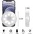 LED Motion Sensor Light, USB Rechargeable LED Nightlight, Wireless Sensor Wall Light, Camping Light White LED P-1
