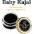 LAFFY Baby Kajal Black For Newborn - 100 Natural  Organic Kajal- 8g  ( Pack of 2, 16 g)