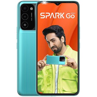 Tecno Spark Go 2022 (Turquoise Cyan, 32 GB)  (2 GB RAM)