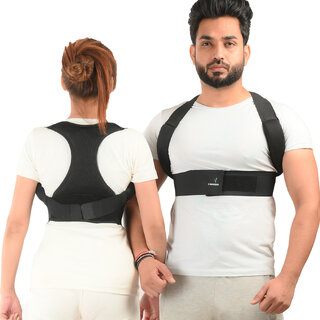                       Posture Correction Clavicle Support, Adjustable Back Straightener Belt for Men and Women                                              
