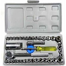 Aiwa 40 pcs Socket Set for Home/Car use