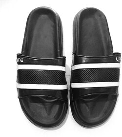 Kraasa Slippers & Flip Flops For Men BlackTan UK 6 : Amazon.in: Fashion