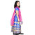 Kid Kupboard  Half-Sleeves  Girls  Floral  Blue  Stitched  Cotton  Lehenga Choli with Dupatta Set