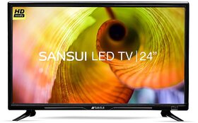 Sansui Prime Series 60 cm (24 inch) HD Ready LED TV JSY24NSHD (Black) with 20W Speaker