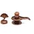 Copper Idols - by Searchers Paradise ,1.5 inches , Copper Handmade Shivalingam , 74 Grams , Patina Antique Finish, Pack