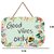 (Good Vibes) Home Decorative Wall Hanging  Printed Designer Wall Hanging