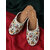 Kiana Women's Embroidered White Canvas Closed Toe Bellies