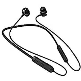                       Zebronics Zeb-Slinger in Ear Wireless Neckband Earphone Supporting Bluetooth 5.0 Up to 12 Hours Playback Voice Assistant for All iPhones/Smartphones/Tablets (Black)                                              