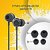 Zebronics Zeb-Symphony xe2x80x8bWireless xe2x80x8bIn Earxe2x80x8b xe2x80x8bNeckband Earphonexe2x80x8b xe2x80x8bwith 13 hrs playback time BT 5.0 Dual Pairing Call Function Splash Proof Magnetic Earpiece(Black)